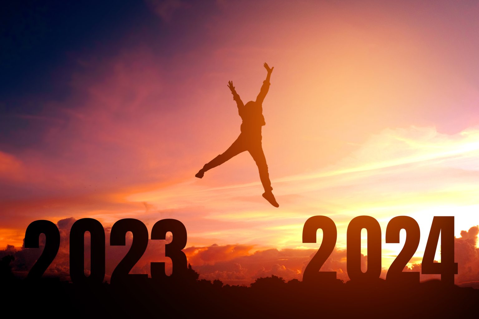 Image of person leaping from 2023 to 2024