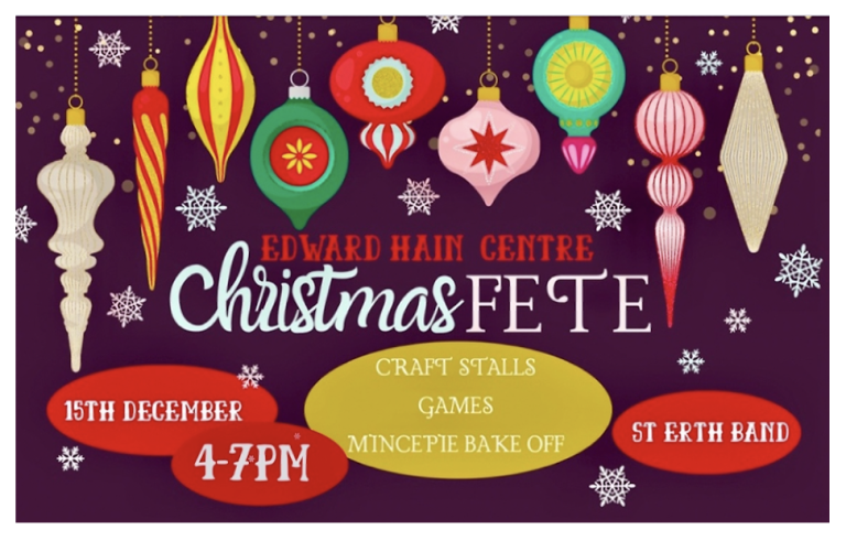 Image of poster advertising Christmas event