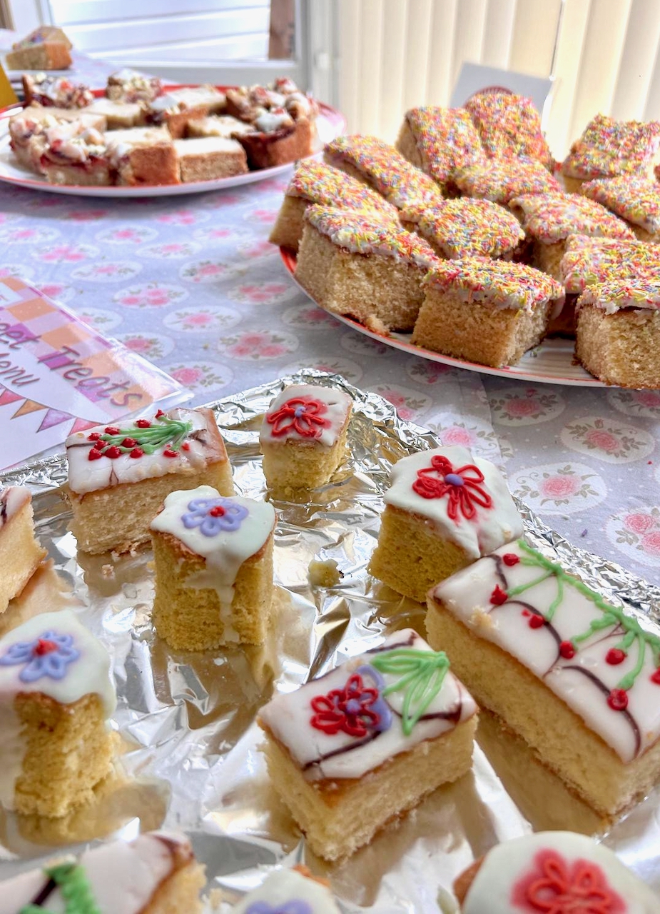 Photo of pretty cakes on a table