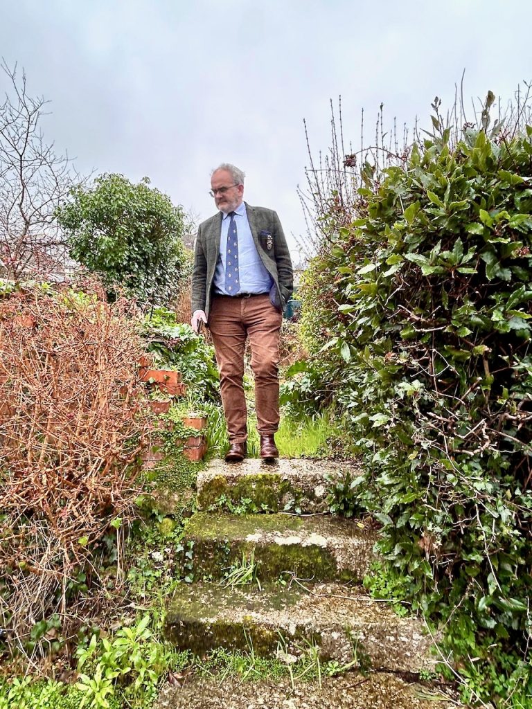 Photo of the High Sherriff outside