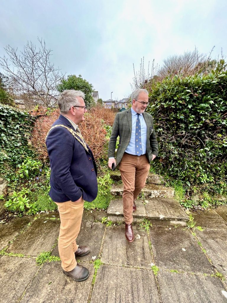 Photo of St Ives Mayor + High Sherriff, ext