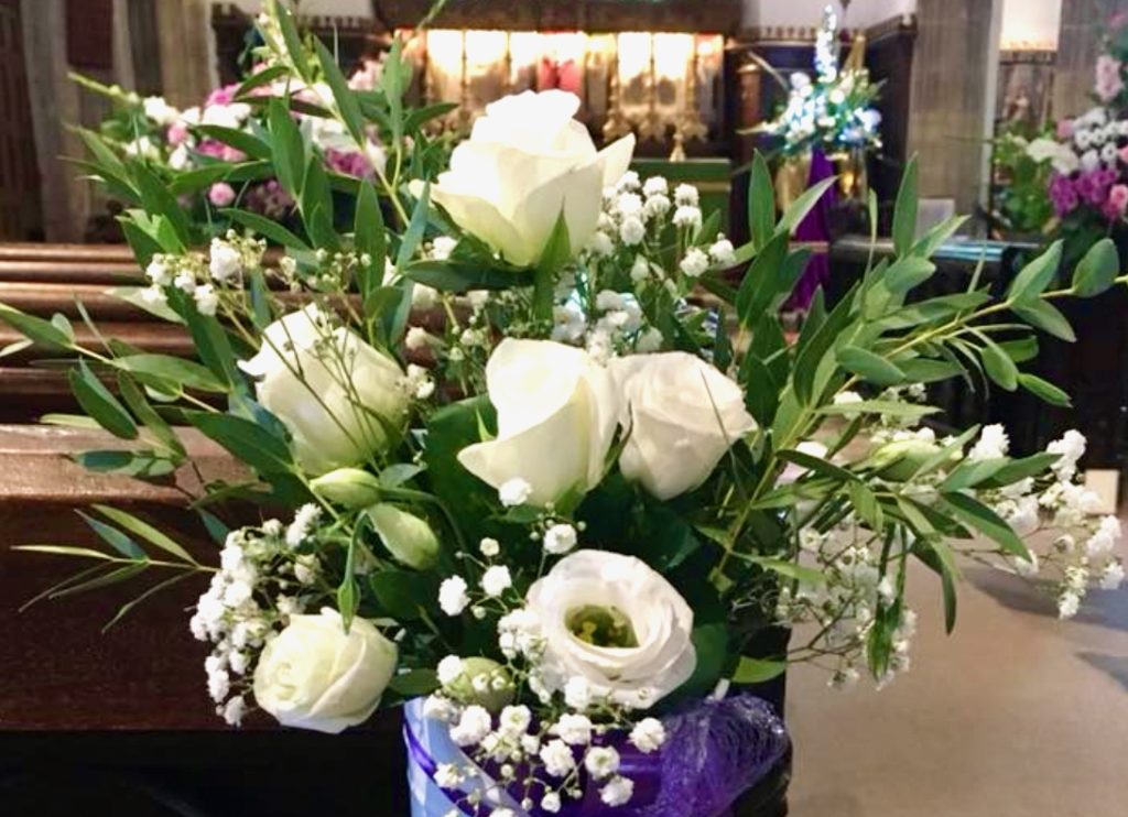 Photo of Flower arrangement at St Ia Church